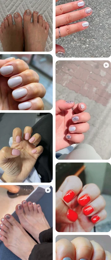 뽐네일 인스타그램에 올린 실제 시술 디자인 모음